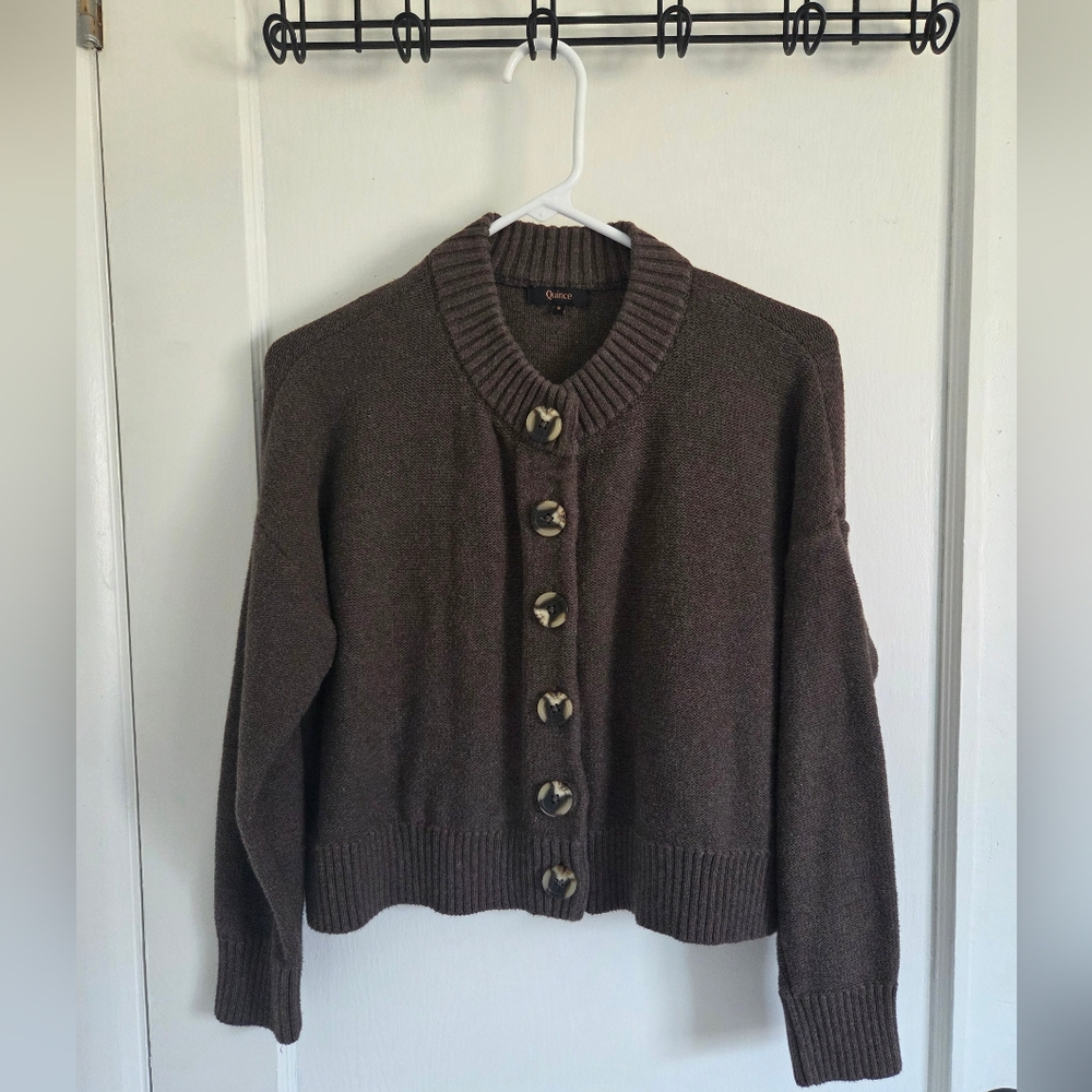 Quince Cardigan Sweater